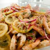 Pickled Shrimp with Lemon Chive Aioli