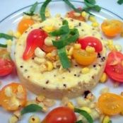 Sweet Corn and Parmesan Flans