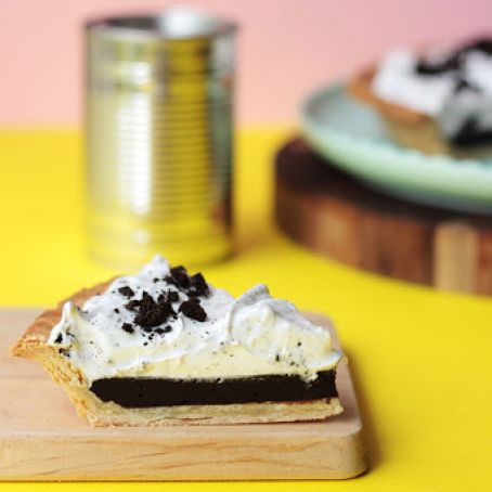 Camp Firewood Pie (Bourbon Brownie Cookie & Meringue)