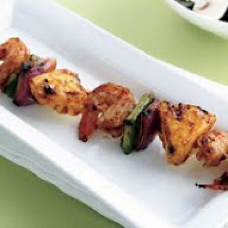 BBQ Shrimp and Pineapple Kebabs