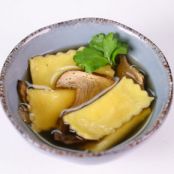 Mario Batali's Leek, Parsnip and Carrot Agnolotti in Brodo