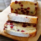 Sugared Cranberry Tea Cake