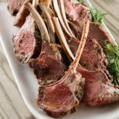 Rosemary Rack of Lamb with Easy Tzatziki