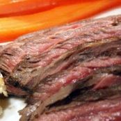 Flank Steaks with Shallot Sauce