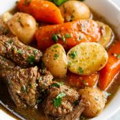 Slow Cooked or Instant Pot Balsamic Pot Roast
