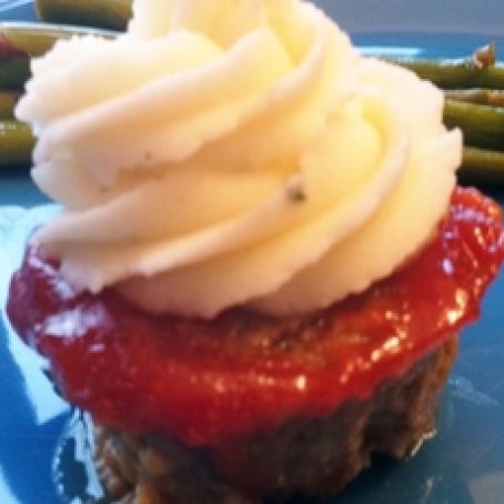 Meatloaf & Mashed Potato Cupcakes