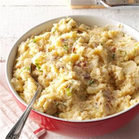 Slow Cooker Loaded Mashed Potatoes