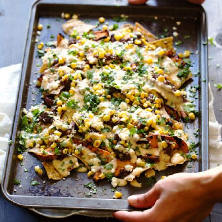 Healthy Grilled Sweet Potato Nachos Recipe | Yummly