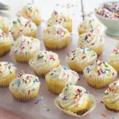 Mini Confetti Cheesecakes