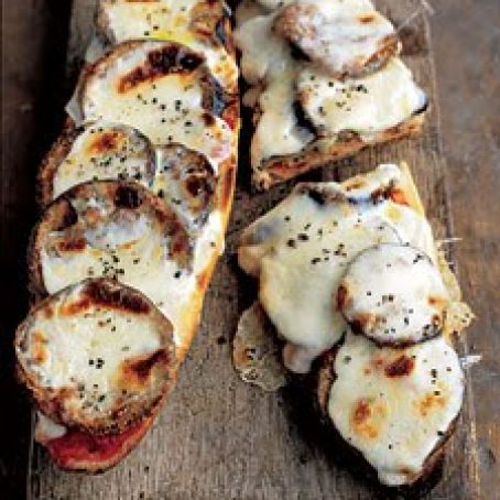 Appetizer - Eggplant and Mozzarella Melt