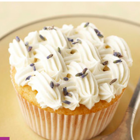 Lavender-Honey Cupcakes