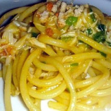 Spaghettini with Crab and Jalapenos