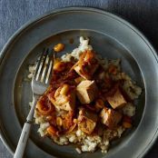 Weeknight Soy Sauce-y, Peanut-y Tofu
