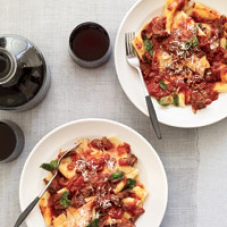 Beef Brasato with Pappardelle and Mint