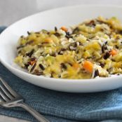 Cheesy Chicken and Wild Rice Casserole