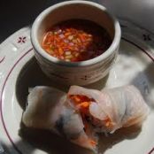 Soft Asian Summer Rolls w/Sweet and Savory Dipping Sauce