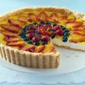 Triple-Berry Cheesecake Tart