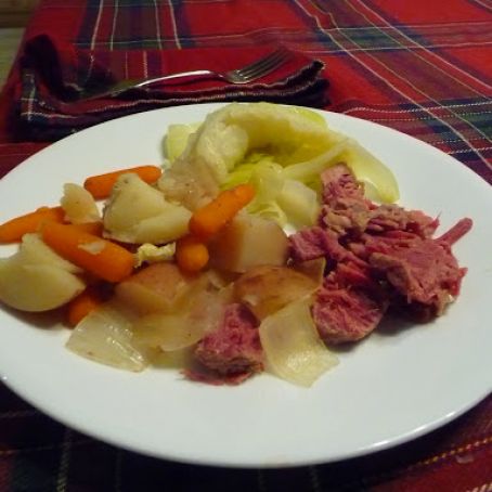 Corn Beef & Cabbage Slow Cooker Method