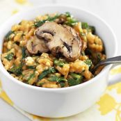 Spinach Feta Risotto