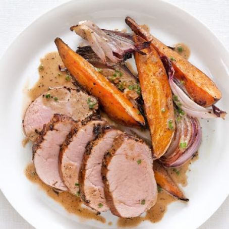 Roast Pork and Sweet Potatoes