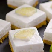 squares - no bake key lime Squares
