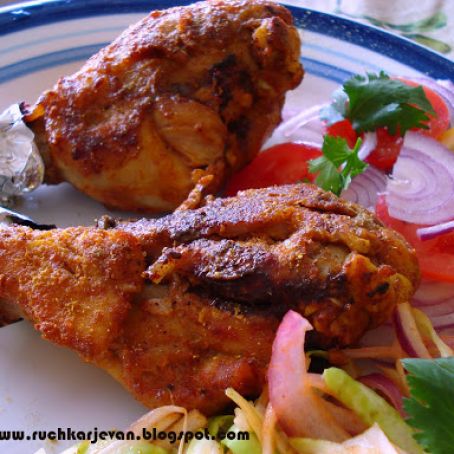 Big Daddy's Tandoori Chicken w/Grits