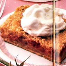 Streusel Rhubarb Dessert Squares