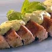 Herb-Roasted Turkey Tenderloin with Mango, Lime And Ginger Dressing And Roasted Sweet Potatoes