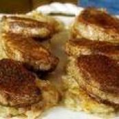 Pork Chops with Toasted Spice Rub and Apple Dressing