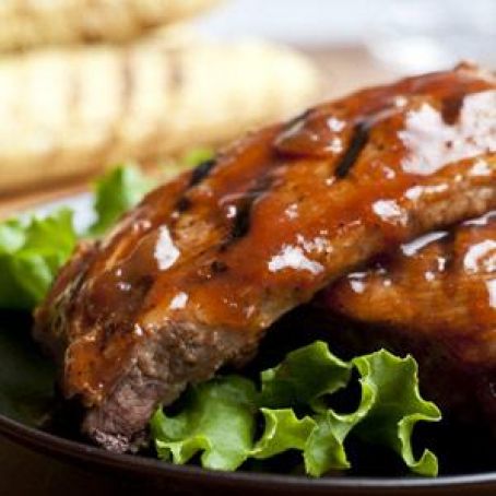 Honey-Barbecued Ribs