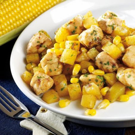 ActiFry Chicken Breast with Fresh Corn