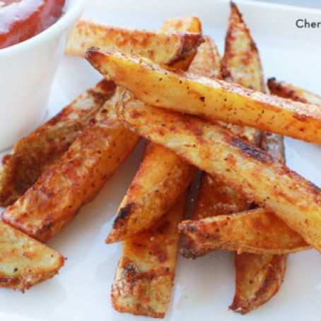 Crispy baked french fries