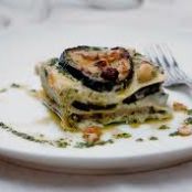Eggplant Lasagna with Parsley Pesto