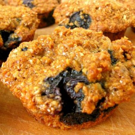 Bite-Sized Blueberry Bran Muffins