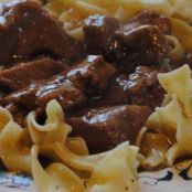 Slow Cook Beef Tips & Gravy