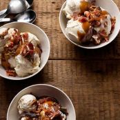 Beer-and-Bacon Toffee Sundaes