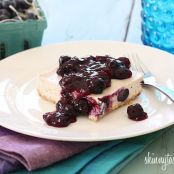 Guiltless Blueberry Cheesecake