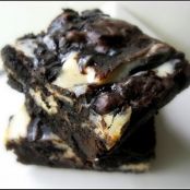 Oreo Cream Cheese Swirled Brownies