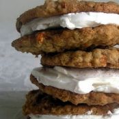 Carrot Cake Cookie Sandwiches