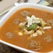Mini Meatball Mexican Soup P 3