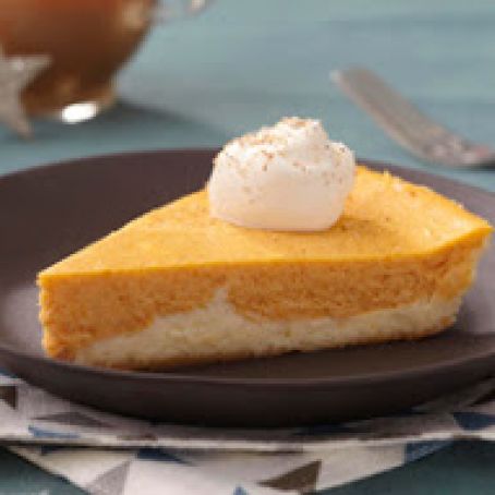 Double-Layer Pumpkin Cheesecake
