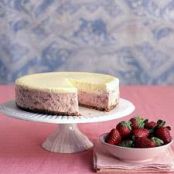 Strawberries-and-Cream Cheesecake