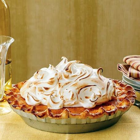 Sweet Potato Pie with Marshmallow Meringue