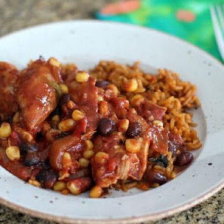 Slow Cooker Fiesta Chicken and Black Beans-Diana Rattray