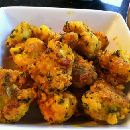 Crispy Cauliflower with Italian Salsa Verde