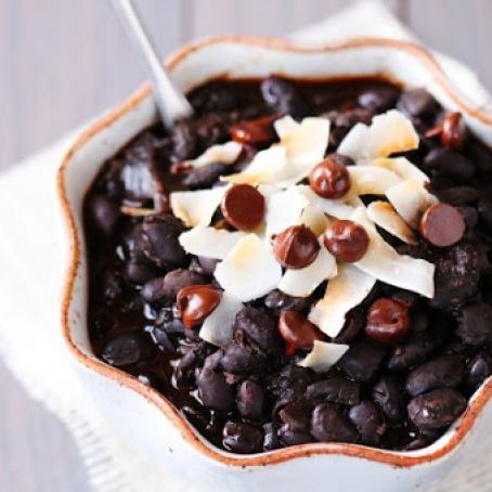 Black Bean Chili with Chocolate and Coconut