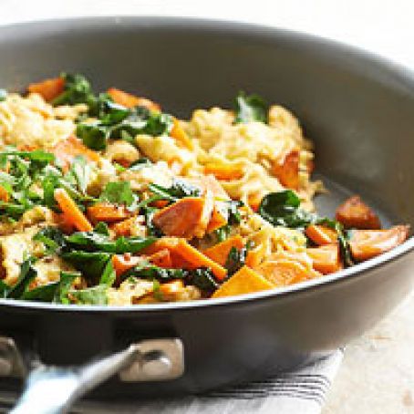 Savory Egg and Sweet Potato Scramble
