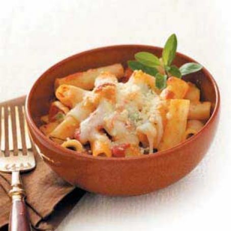 Four-Cheese Baked Ziti Recipe