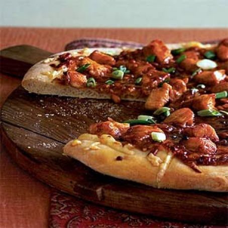 Malaysian Chicken Pizza