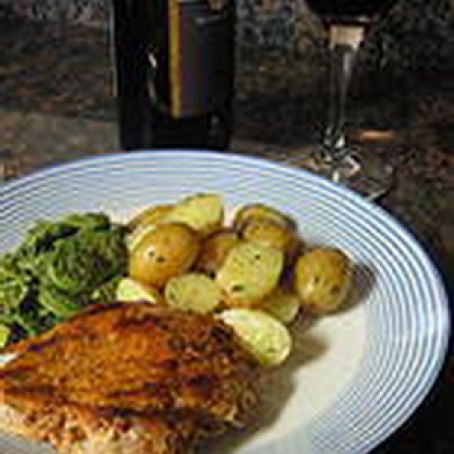 Pan-Grilled Pork Chops With Spicy Rub